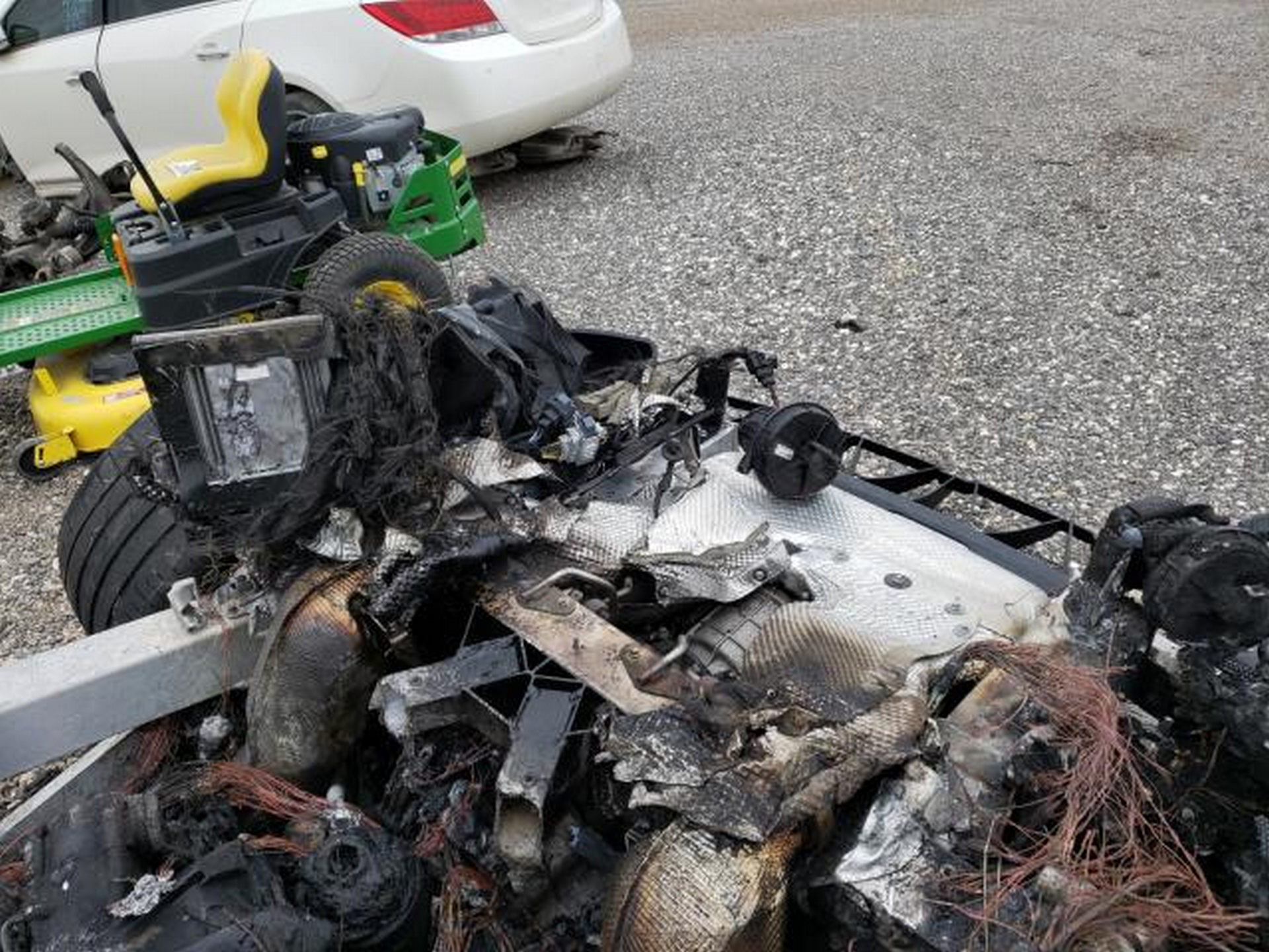 QOTD: Who And Why Would Buy This Pile Of Burned McLaren Rubble?