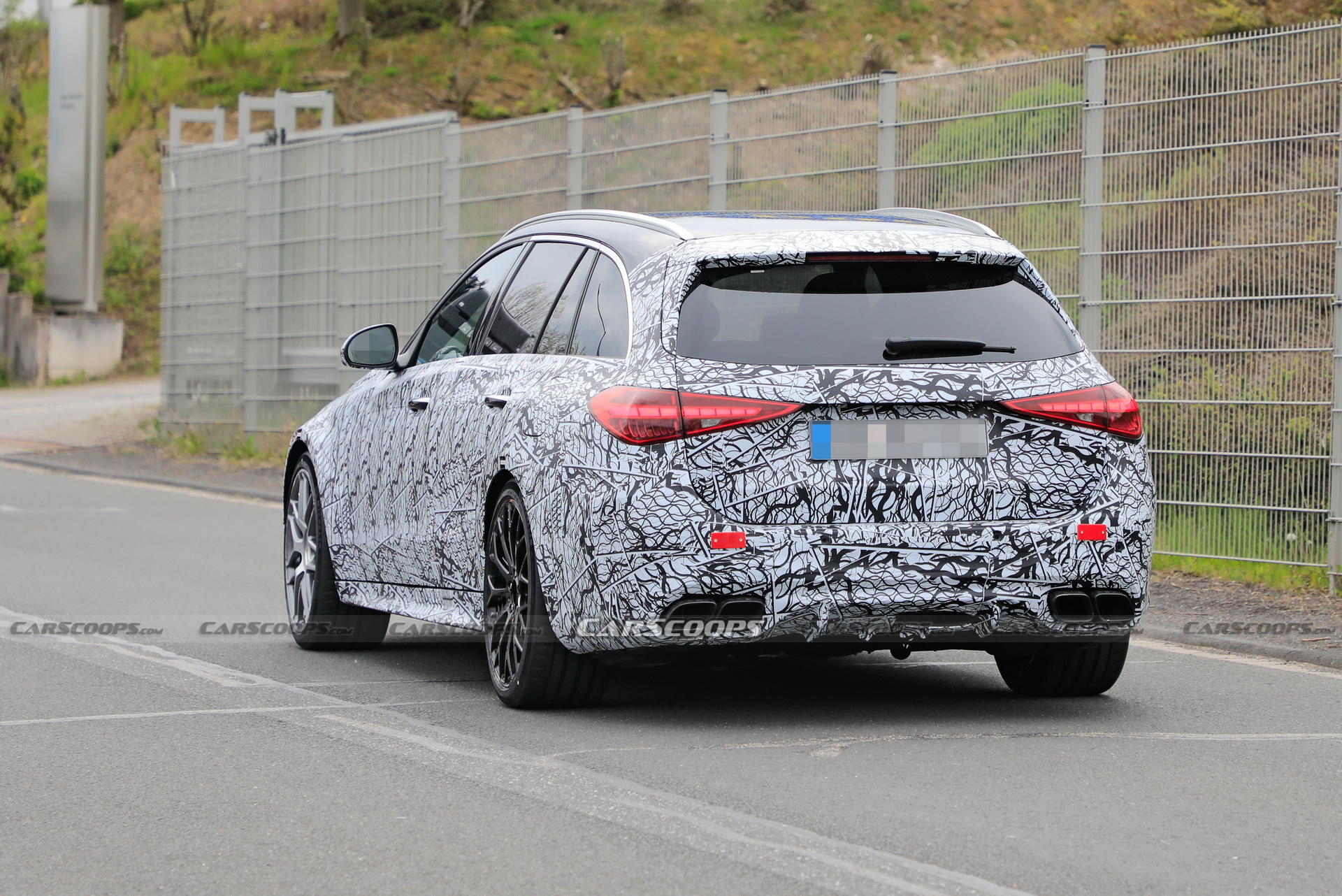 2022 Mercedes-AMG C63 Estate Ditches Some Of Its Camo