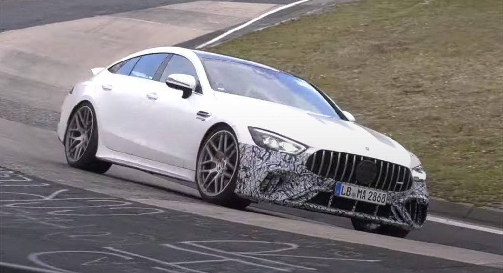  Upcoming Mercedes-AMG GT 73e Shows Off Its Power During Nurburgring Testing
