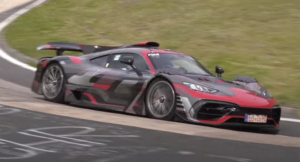 Watch The F1-Powered Mercedes-AMG Project One Undergoing Tests At The Nurburgring