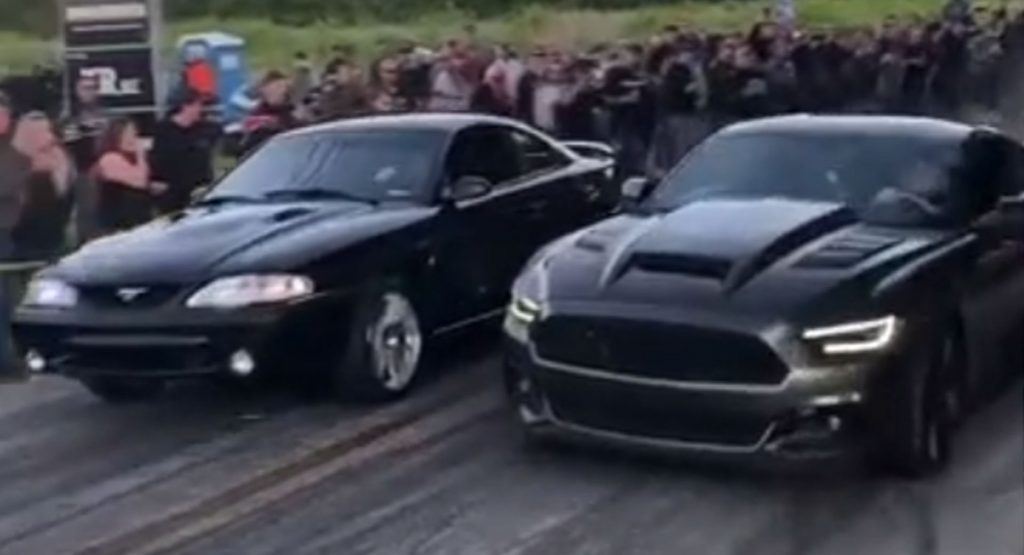Two Mustangs Go Street Racing, What Could Possibly Go Wrong?