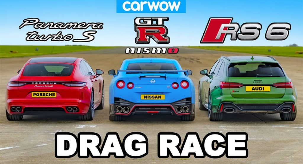  Nissan GT-R Finds Out Porsche Panamera Turbo S E-Hybrid And Audi RS6 Are No Easy Rivals