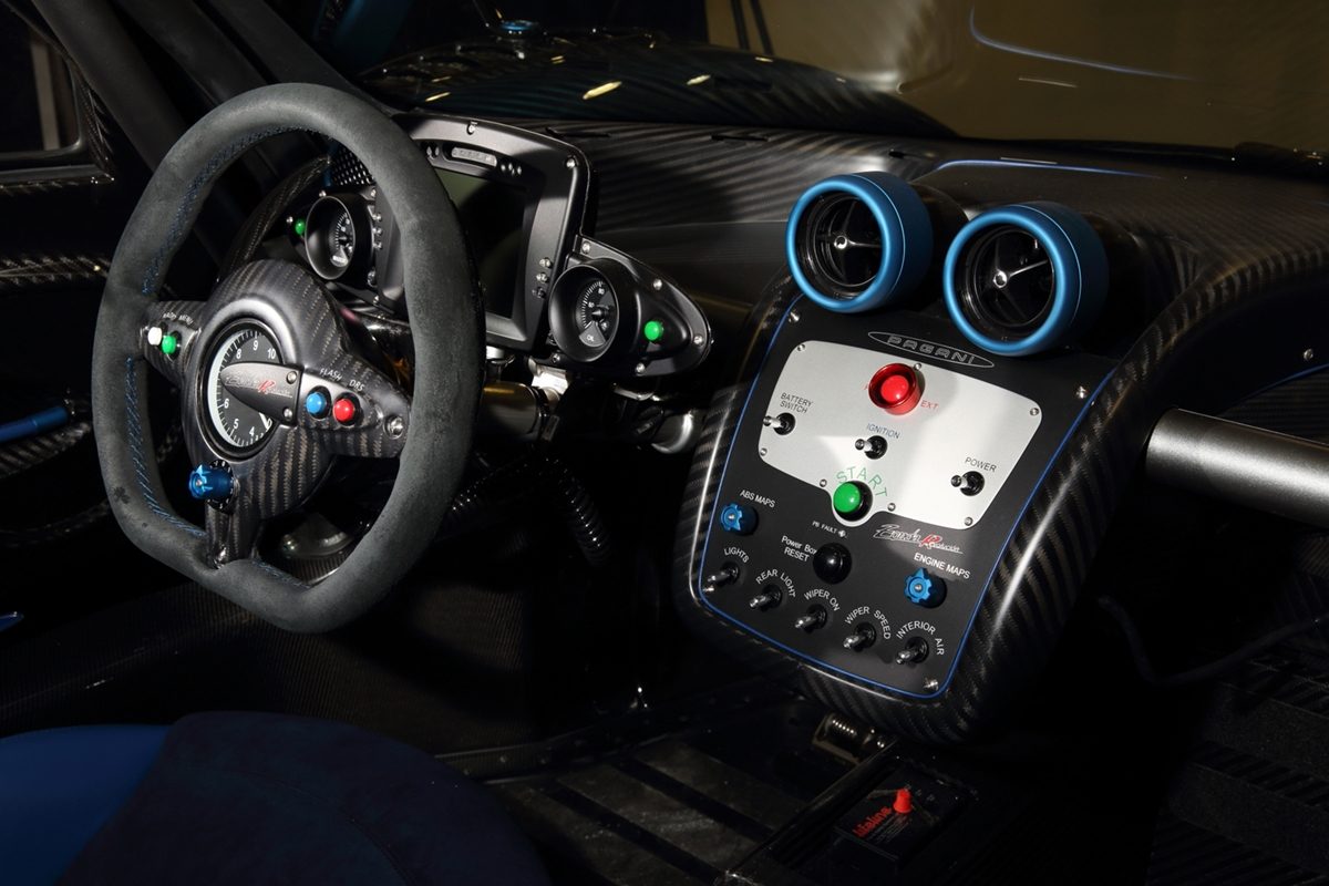 Here’s Your Chance To Own Possibly The Only Blue Carbon Fiber Pagani Zonda Revolucion In Existence