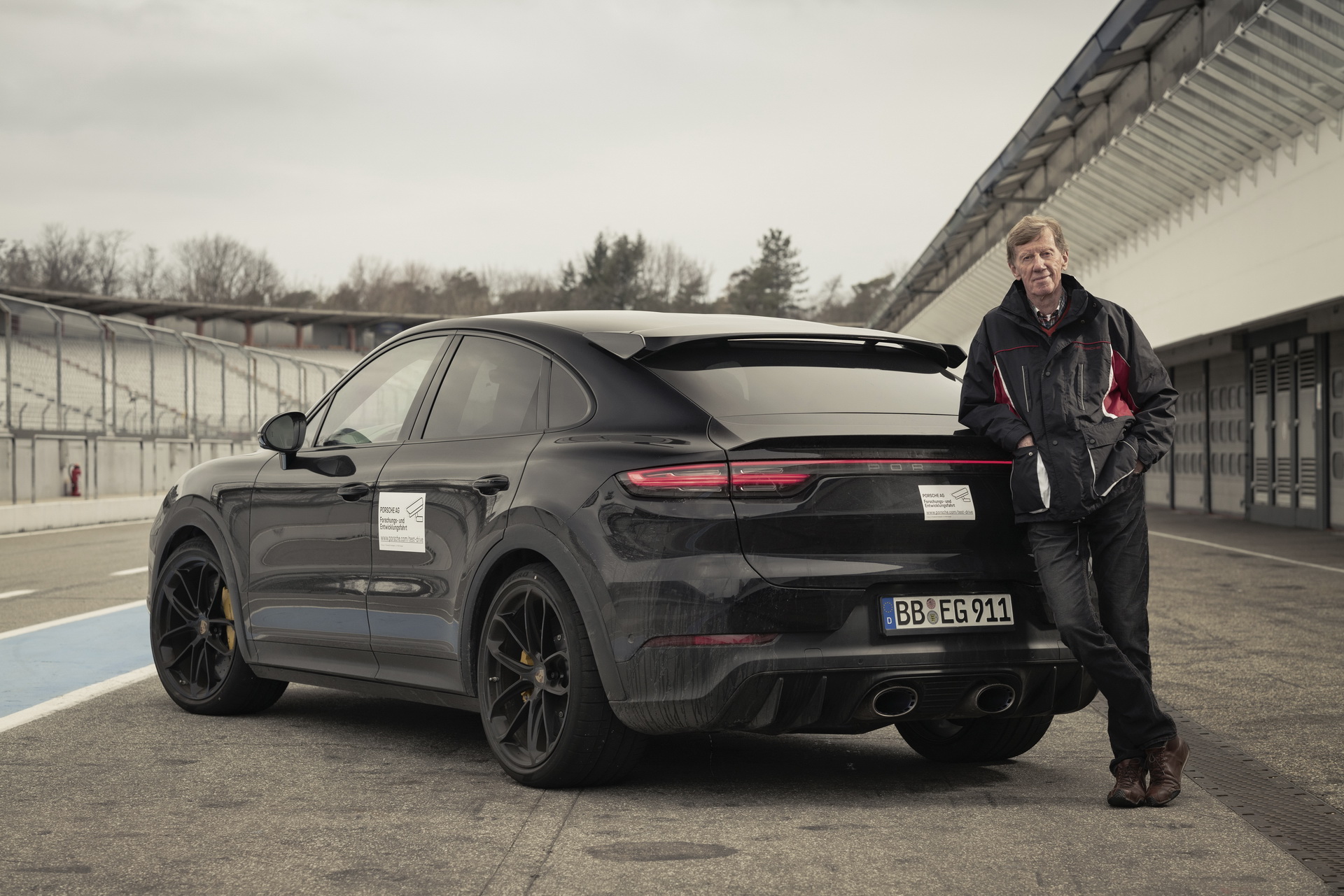 Walter Röhrl Shows Us Around The Upcoming 631 HP Porsche Cayenne Coupe