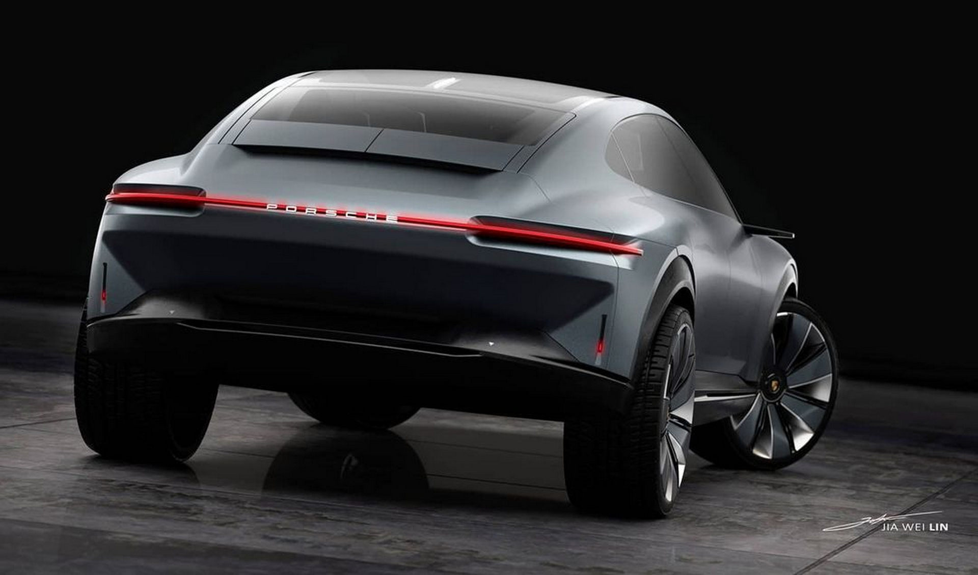 Hey Porsche, What Do Think Of This Designer’s Electric Crossover Sedan Render?