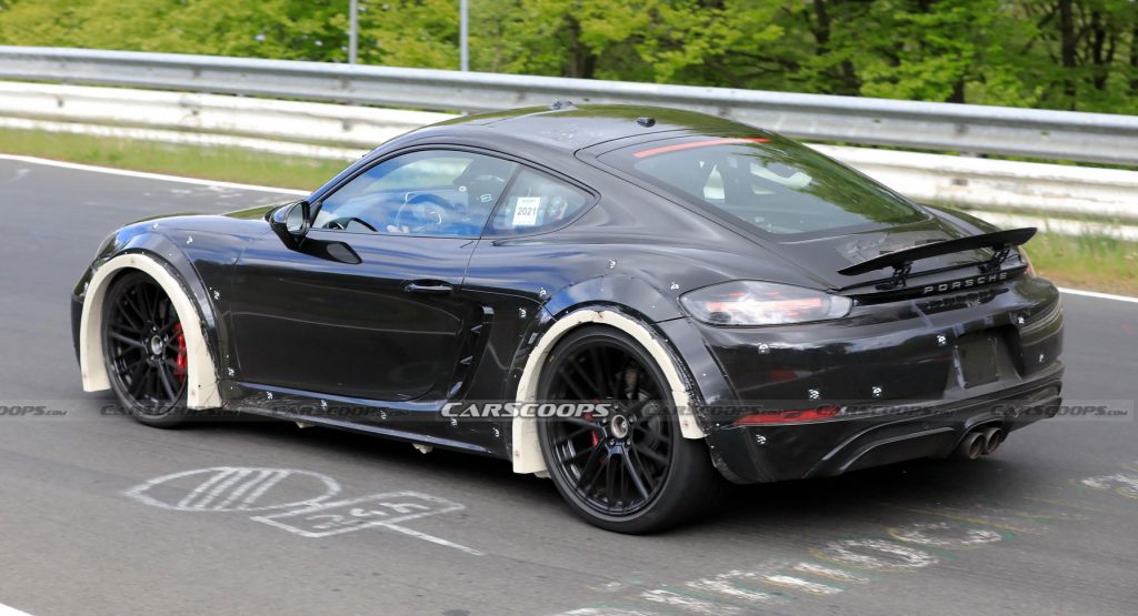  Mystery Widebody Porsche 718 Test Mule Makes Another Appearance