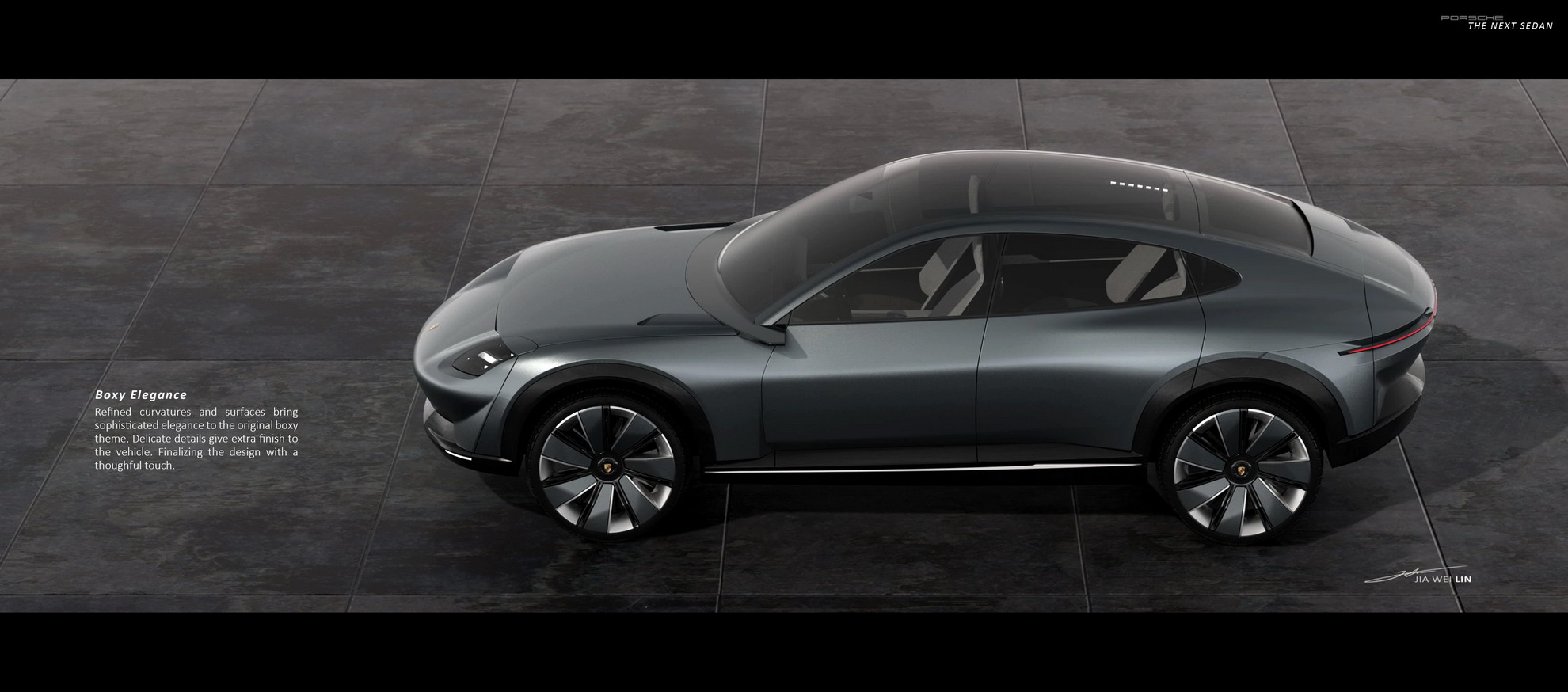 Hey Porsche, What Do Think Of This Designer’s Electric Crossover Sedan Render?