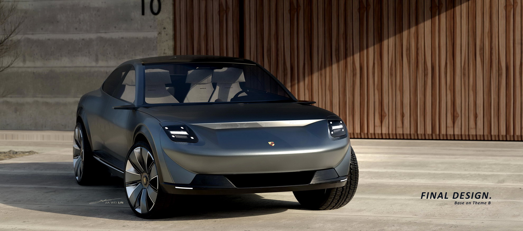 Hey Porsche, What Do Think Of This Designer’s Electric Crossover Sedan Render?