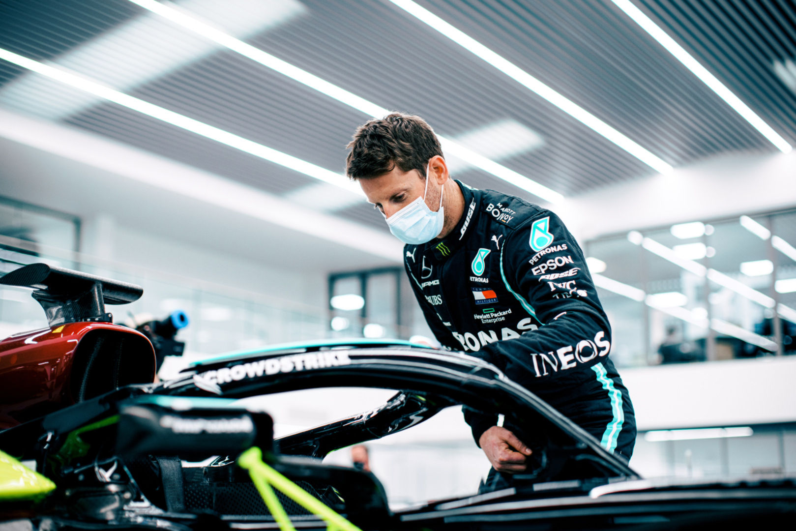 Romain Grosjean Will Drive Lewis Hamilton’s Title-Winning 2019 Mercedes In June