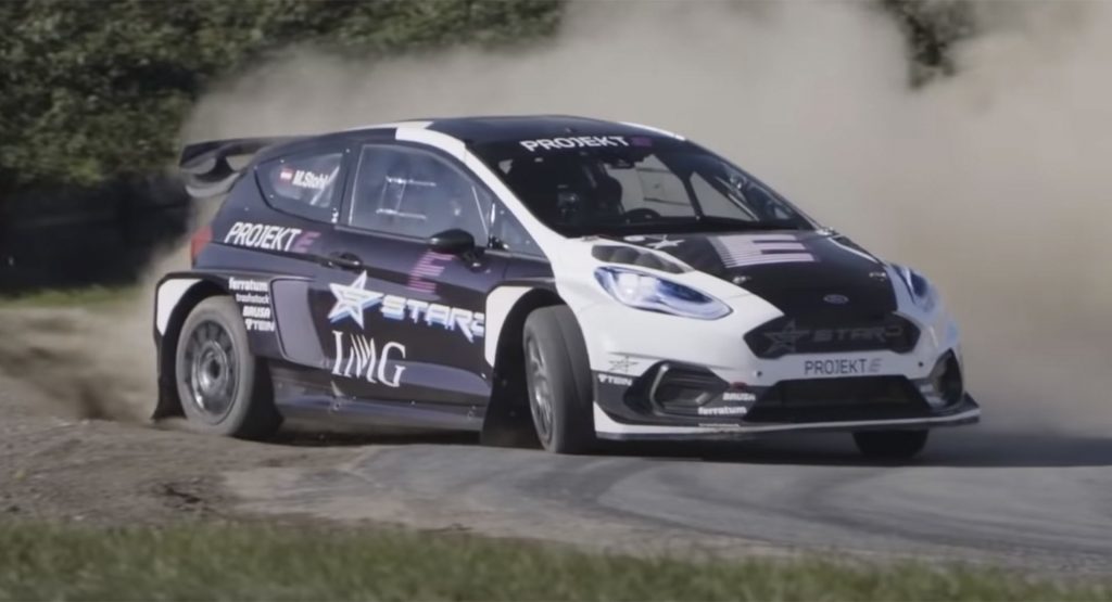  Tiff Needell Experiences The 613 HP All-Electric Rallycross Car