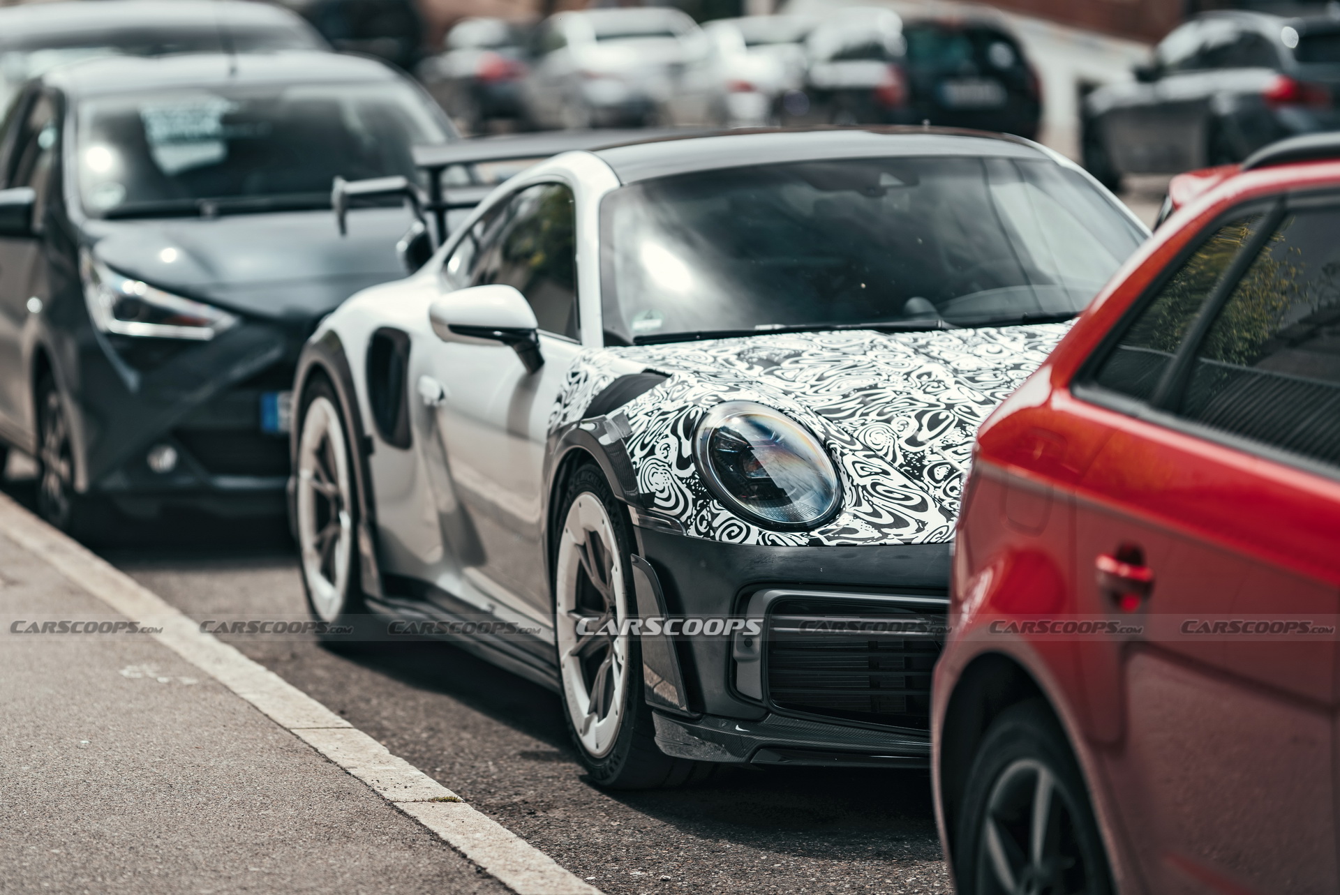 TechArt Scooped Testing The Latest 992 Turbo S-Based GTstreetR