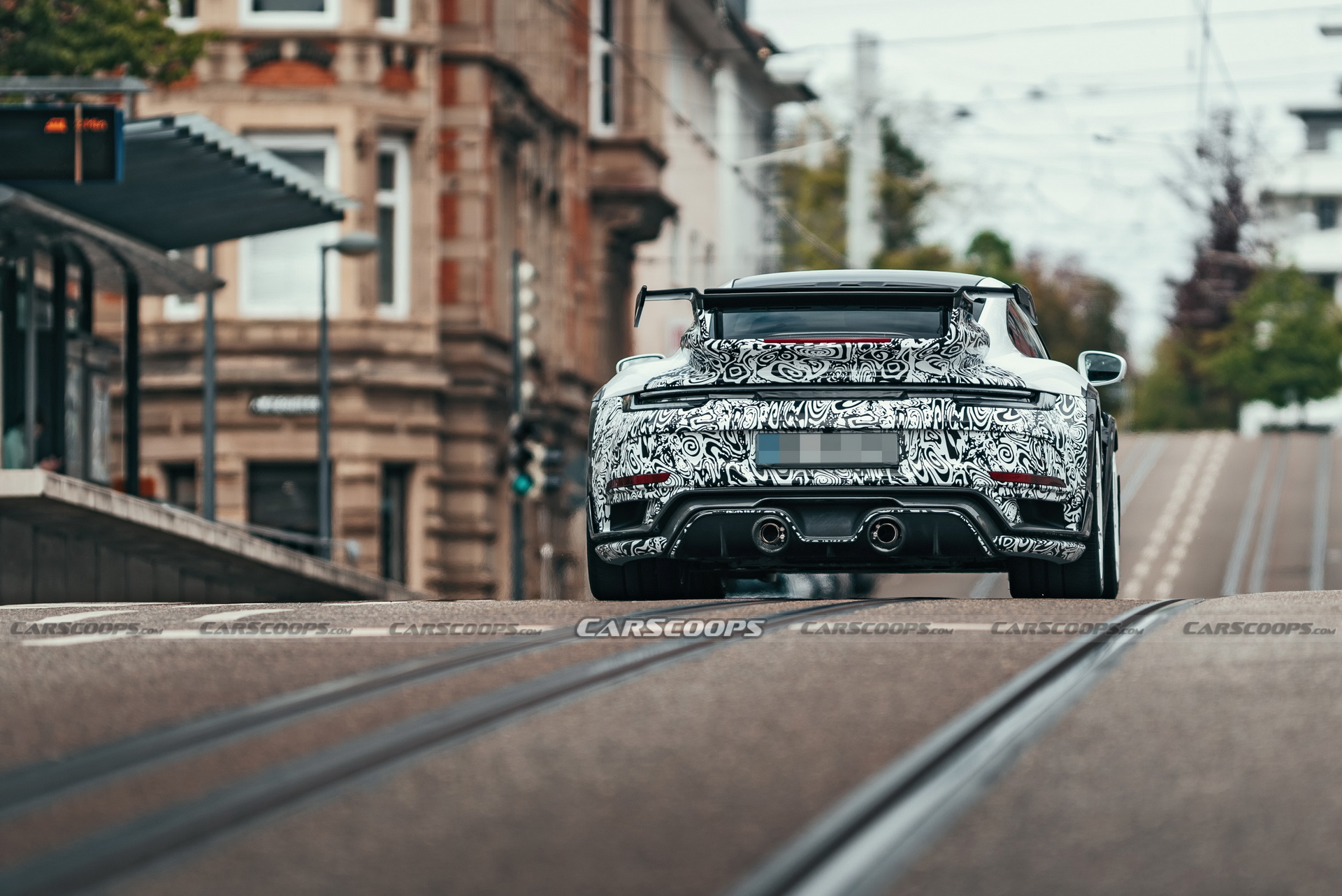 TechArt Scooped Testing The Latest 992 Turbo S-Based GTstreetR