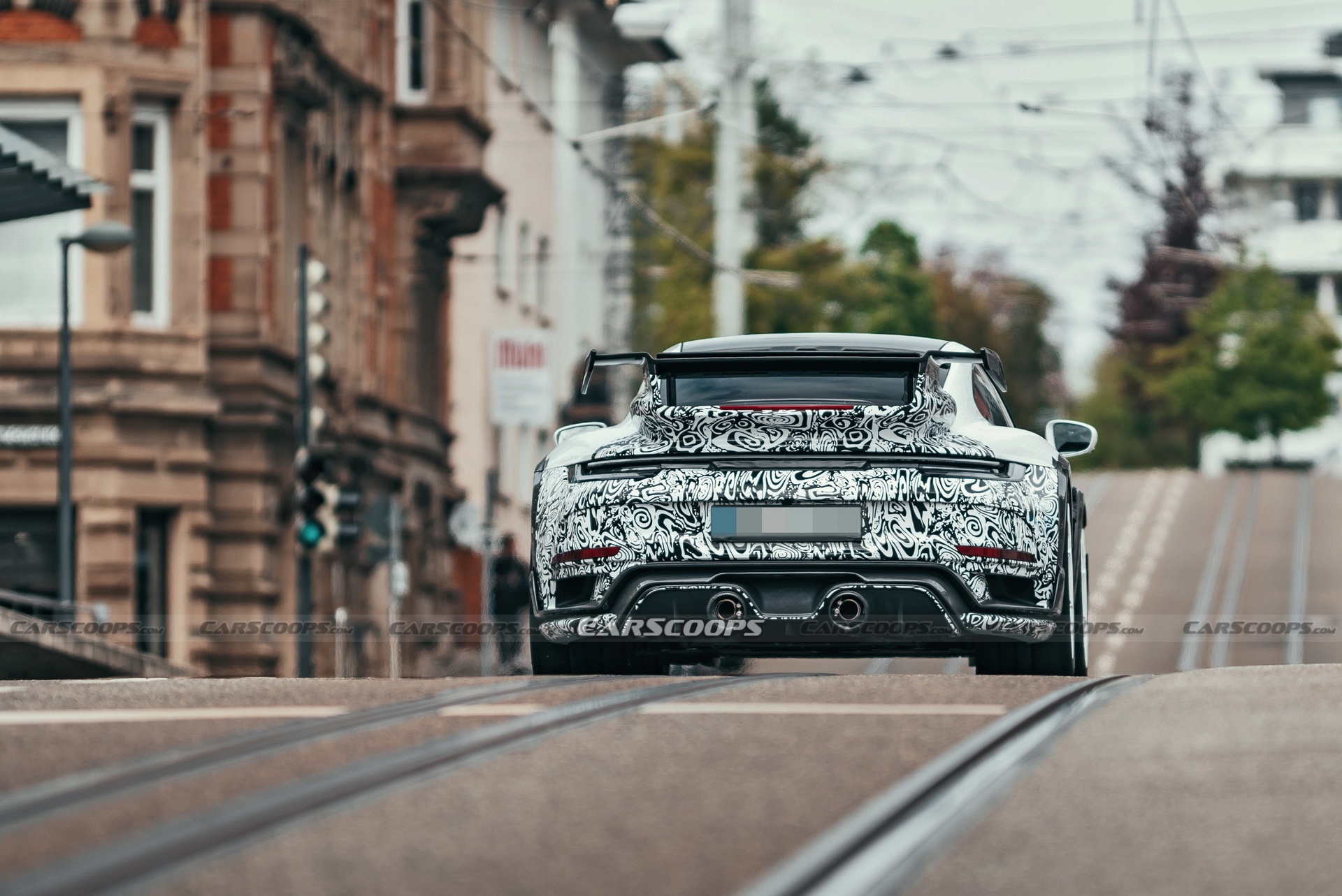 TechArt Scooped Testing The Latest 992 Turbo S-Based GTstreetR