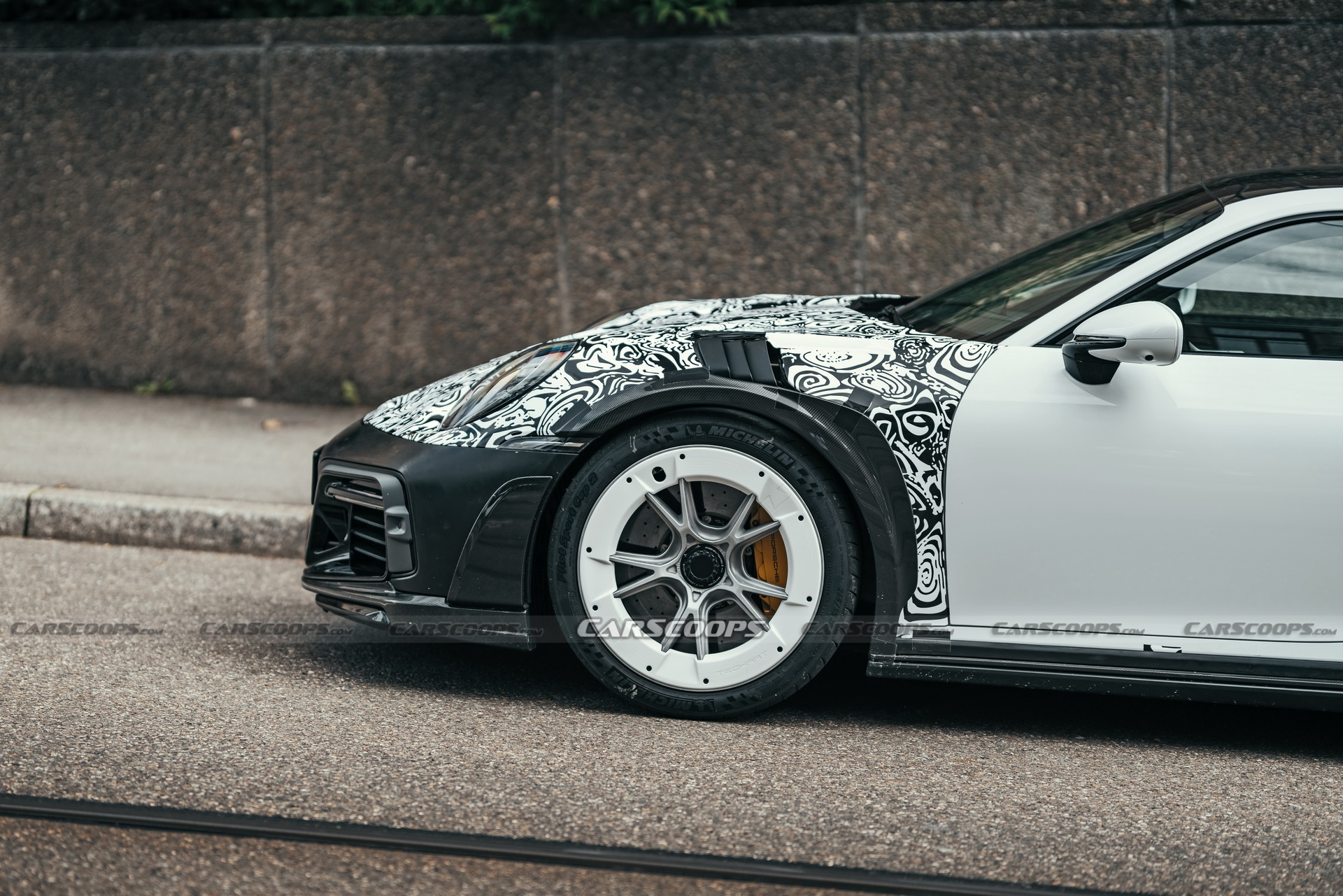 TechArt Scooped Testing The Latest 992 Turbo S-Based GTstreetR