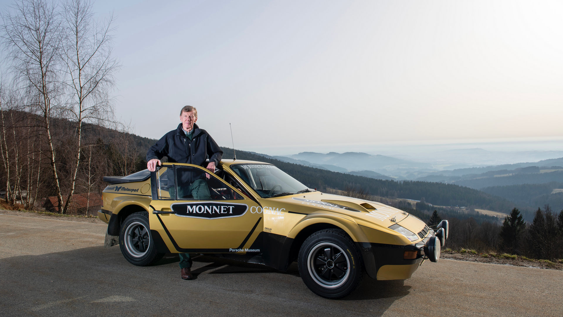 Porsche Restores Walter Röhrl’s Black And Gold 924 Carrera GTS Rally Car