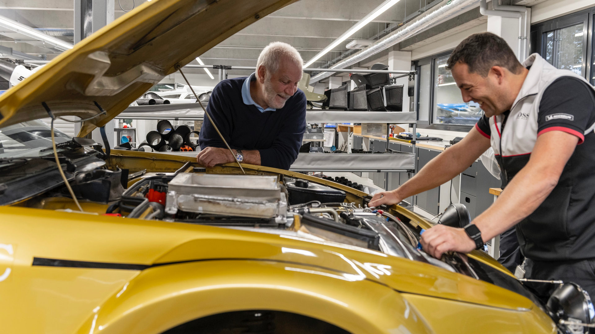 Porsche Restores Walter Röhrl’s Black And Gold 924 Carrera GTS Rally Car