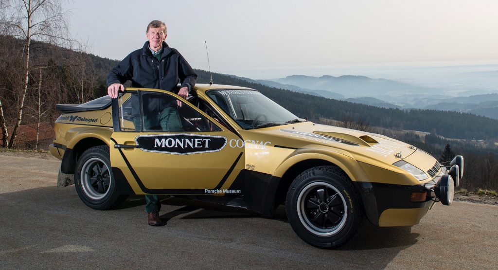 Porsche Restores Walter Röhrl’s Black And Gold 924 Carrera GTS Rally Car