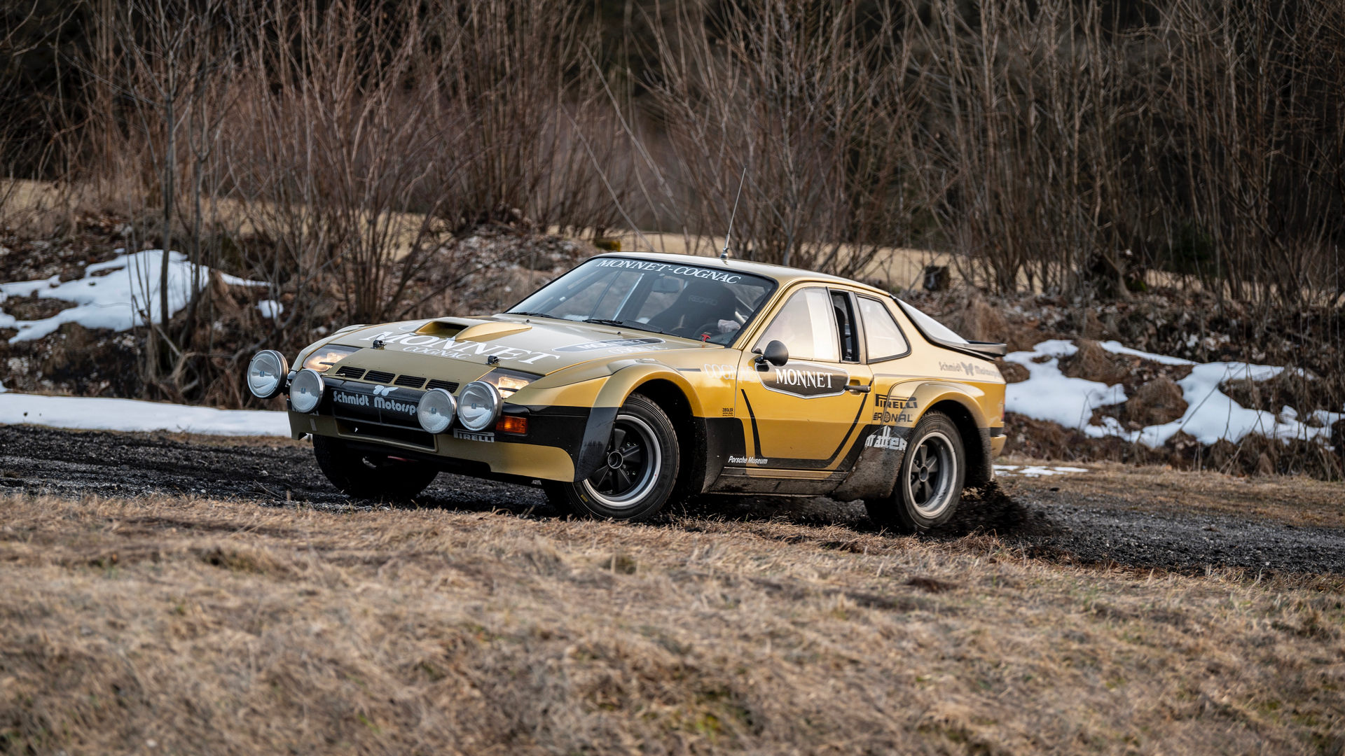 Porsche Restores Walter Röhrl’s Black And Gold 924 Carrera GTS Rally Car