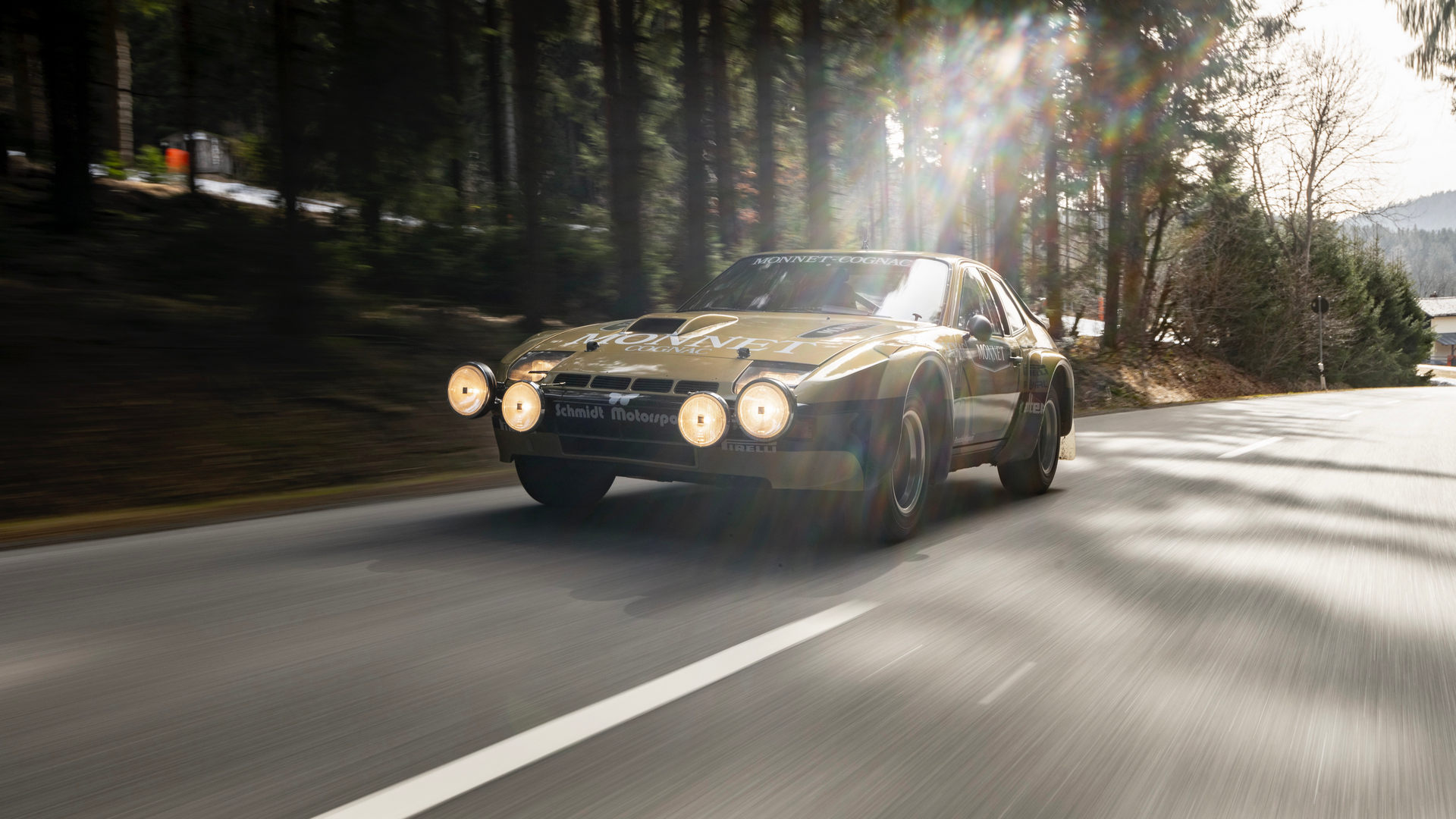 Porsche Restores Walter Röhrl’s Black And Gold 924 Carrera GTS Rally Car