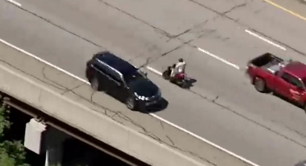 Scooter Rider Leads Police Chase Down Wrong Way Of Interstate Highway