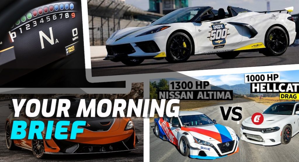  Aston Martin Goes Electric, Corvette Paces Indy 500, 1300 HP Altima Drag Vs 1000 HP Hellcat, Ioniq 5: Your Morning Brief