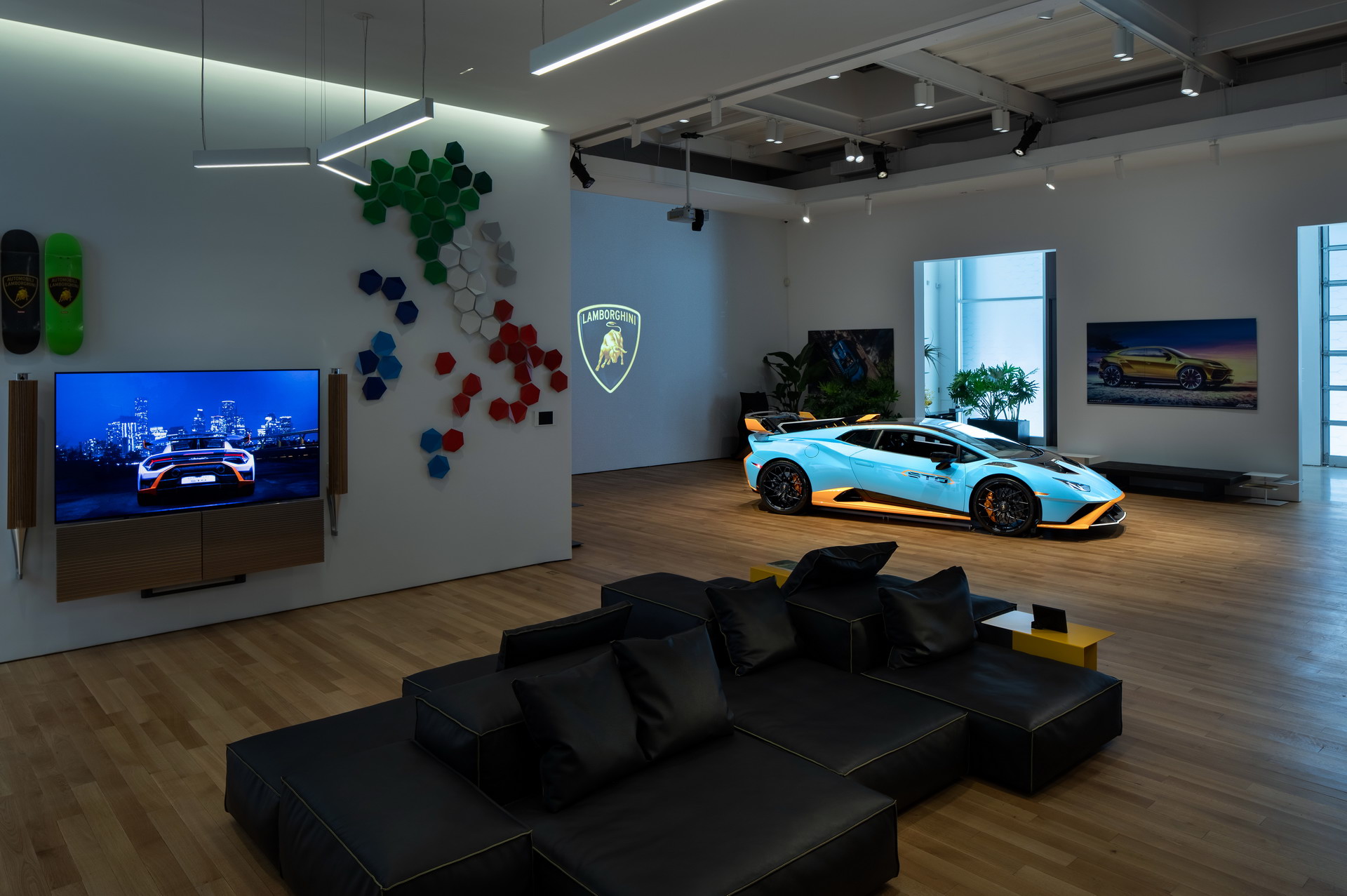 Lamborghini Opens NYC Private VIP Lounge, Celebrates Local Debut Of The Huracan STO