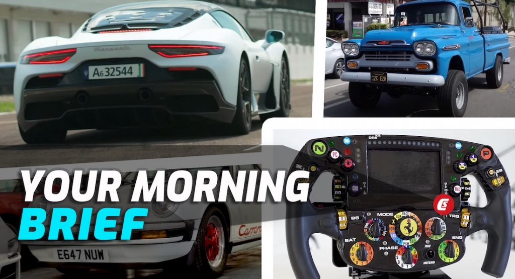  Maserati MC20 Acceleration Tested, Ferrari’s F1 Steering Wheel Explained, C8 Corvette Exhaust Mod, Toyota Century V12 Driven: Your Morning Brief