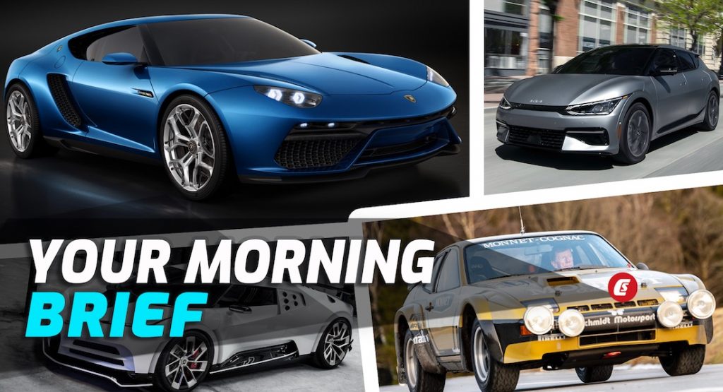  Lamborghini’s EV, Kia EV6 In US, Bugatti Centodieci, McLaren F1 v Mercedes CLK GTR v Porsche GT1: Your Morning Brief