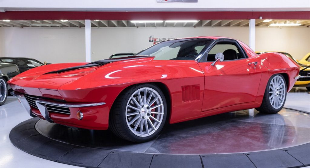 This C5 Corvette Reverse Restomod May Look A Bit Off, But Has A Supercharged V8 And Three Pedals