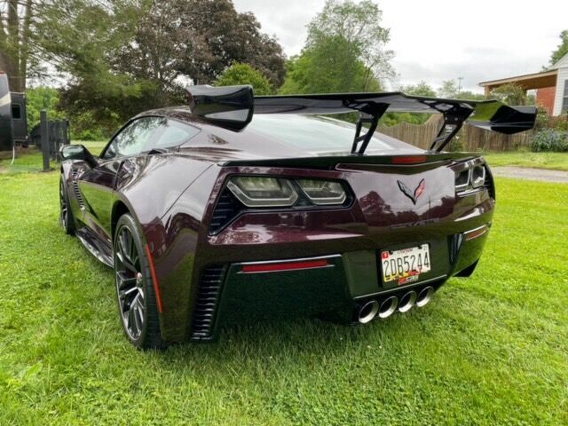 Black Rose Corvette C7 Z06 Playing Dress Up As A ZR1 Is A Pretty One, Isn’t She?