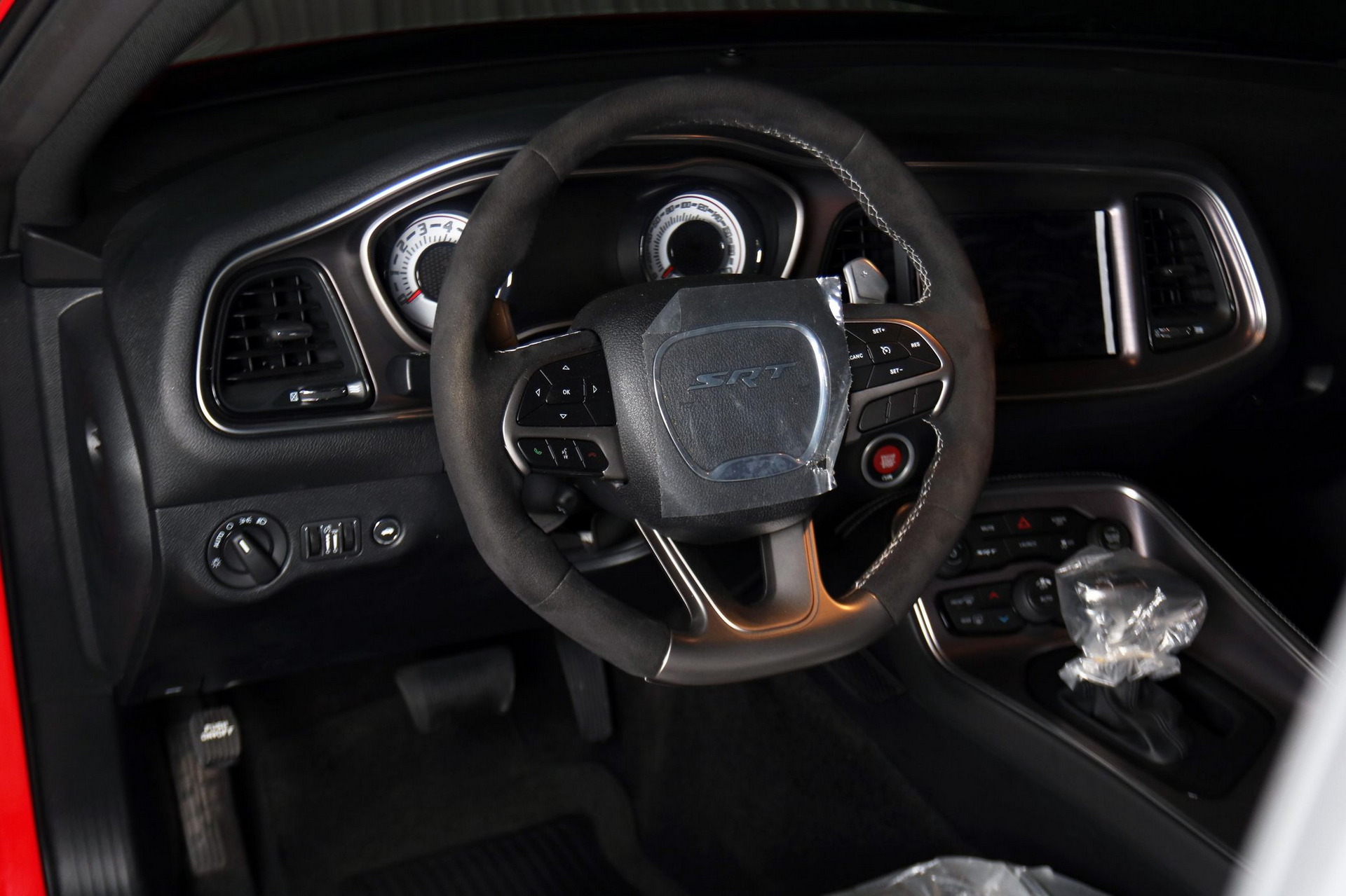 Dodge Demon With Delivery Mileage Still Has The Plastic Protectors On Its Seats