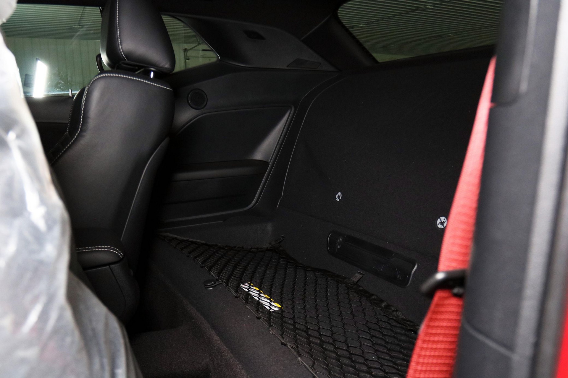 Dodge Demon With Delivery Mileage Still Has The Plastic Protectors On Its Seats