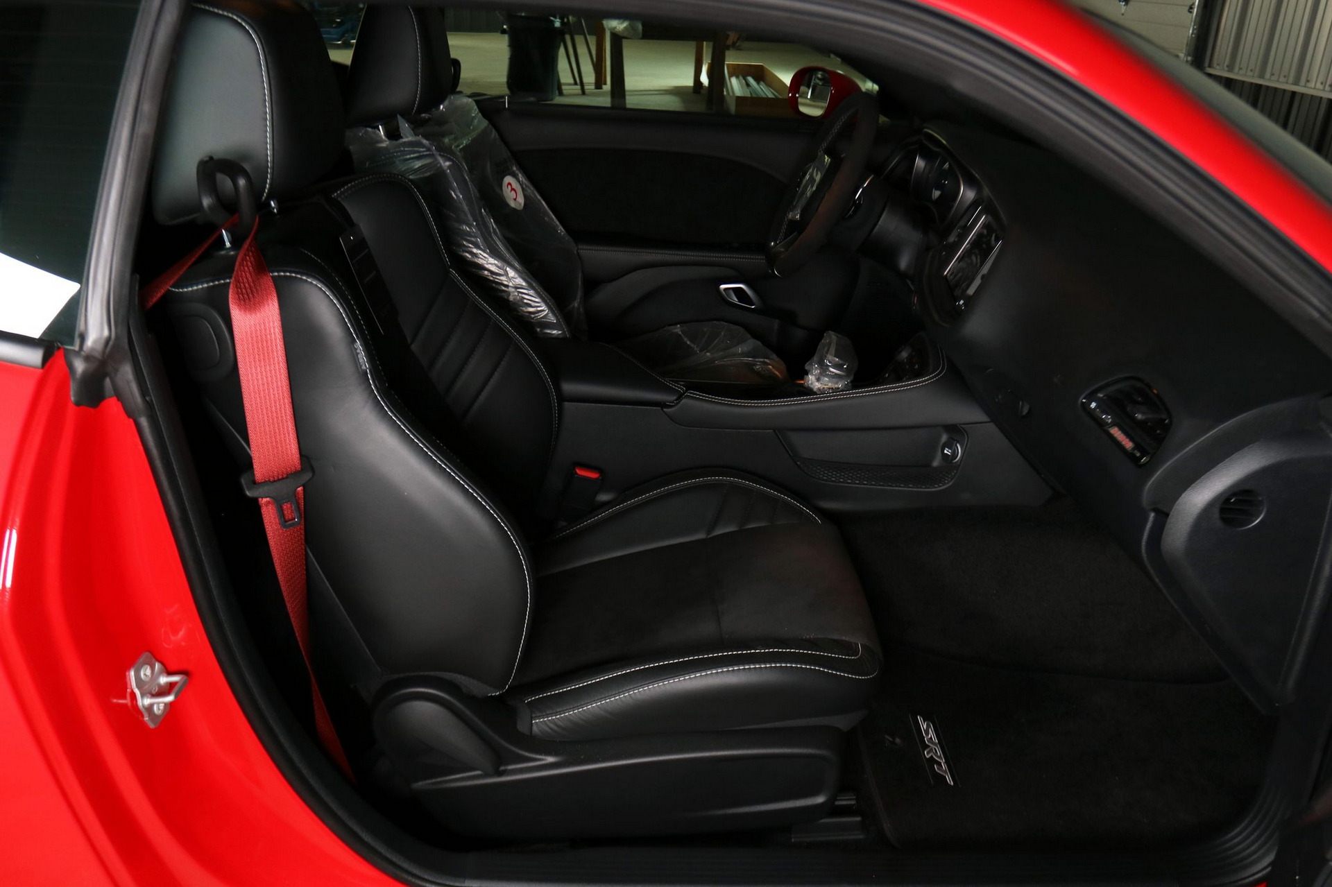 Dodge Demon With Delivery Mileage Still Has The Plastic Protectors On Its Seats
