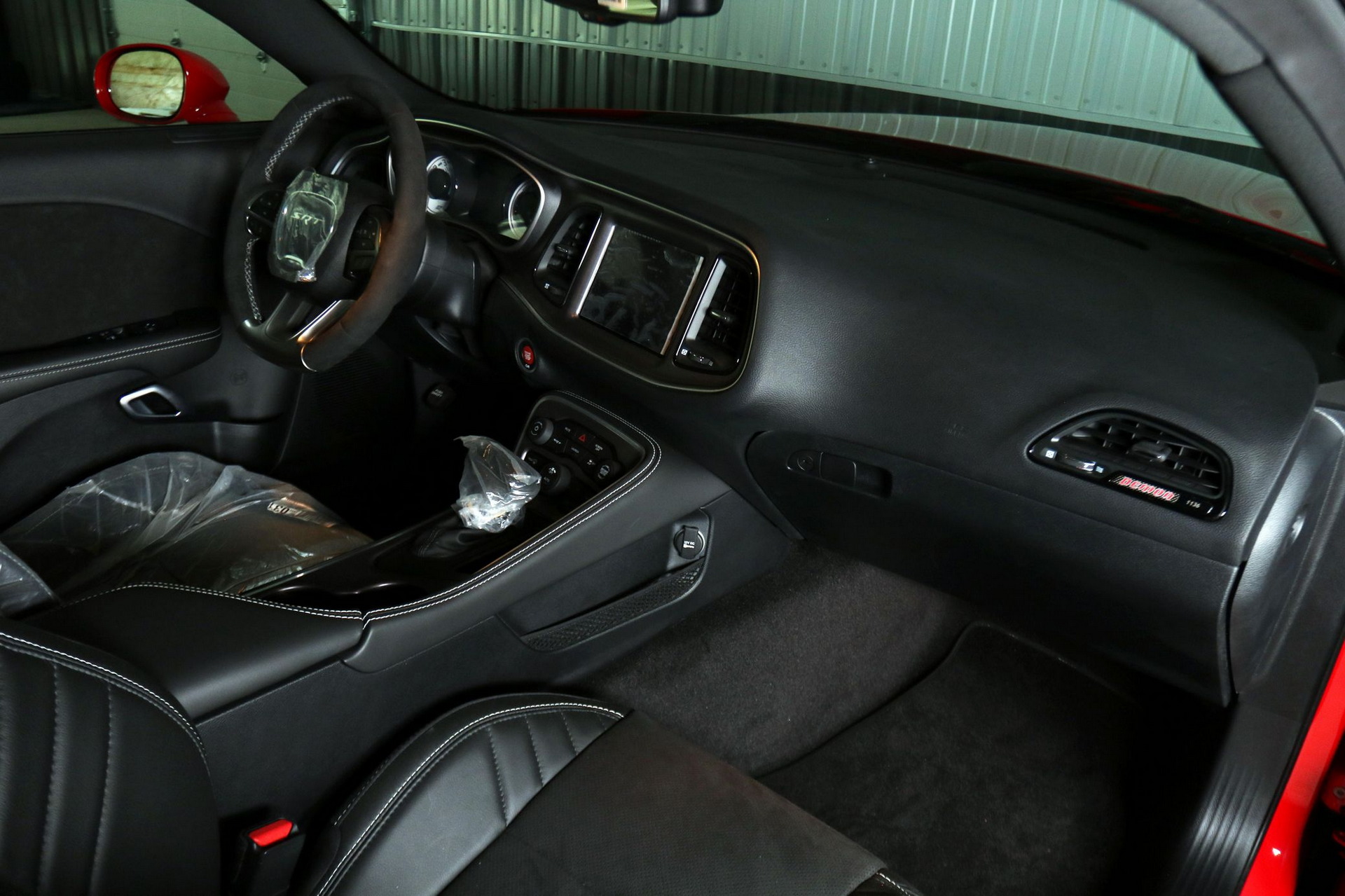 Dodge Demon With Delivery Mileage Still Has The Plastic Protectors On Its Seats