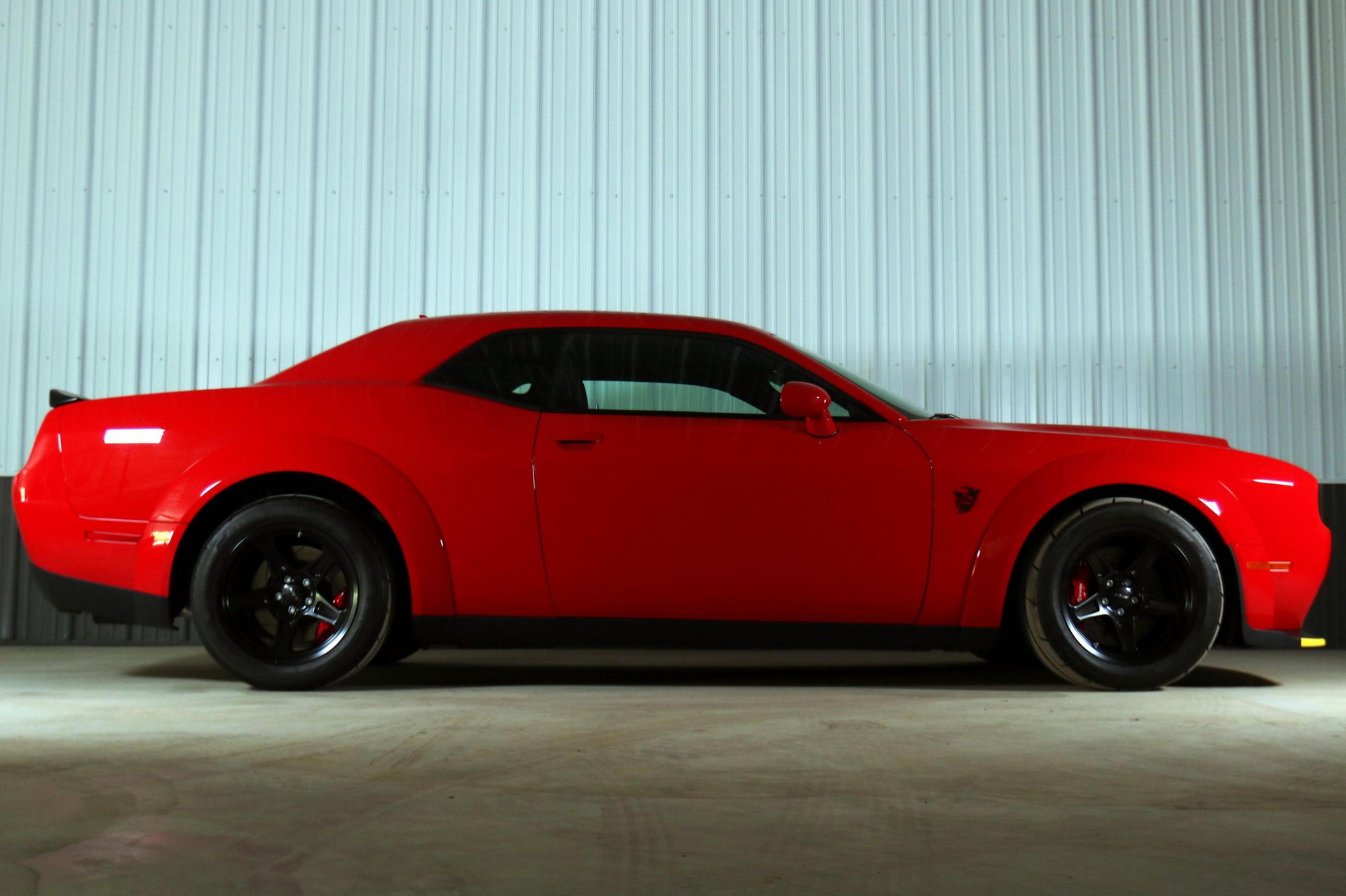 Dodge Demon With Delivery Mileage Still Has The Plastic Protectors On Its Seats