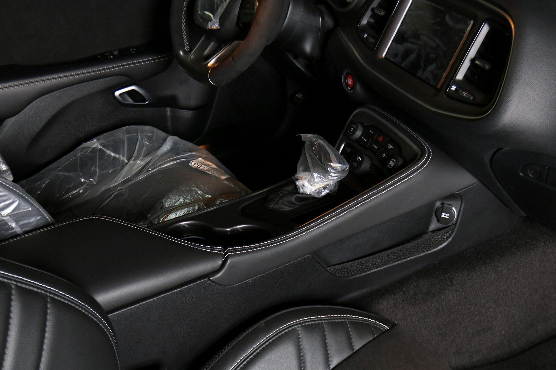 Dodge Demon With Delivery Mileage Still Has The Plastic Protectors On Its Seats