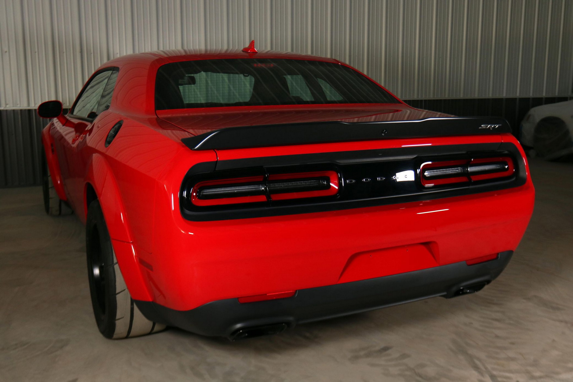 Dodge Demon With Delivery Mileage Still Has The Plastic Protectors On Its Seats