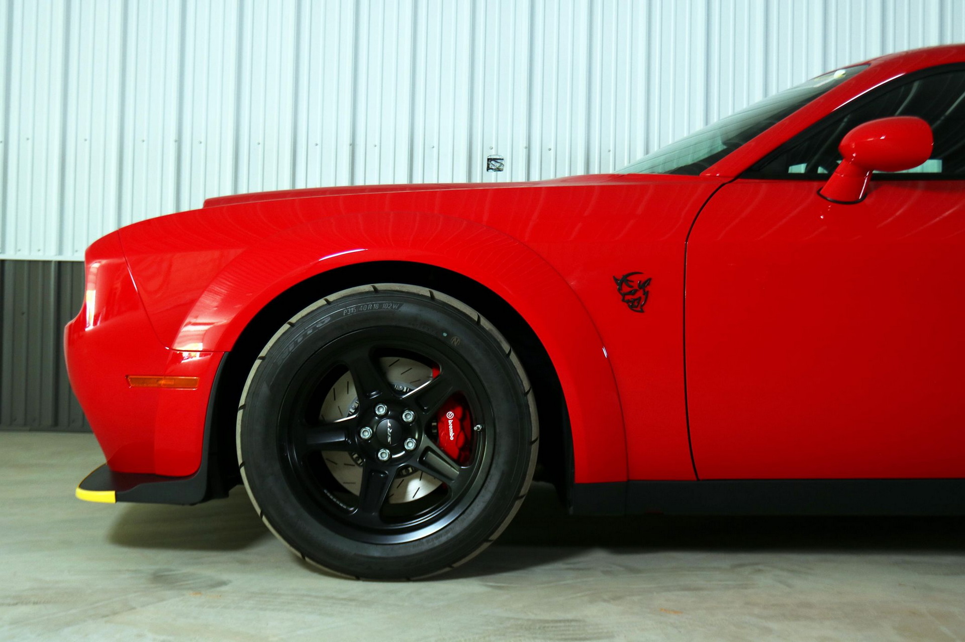Dodge Demon With Delivery Mileage Still Has The Plastic Protectors On Its Seats