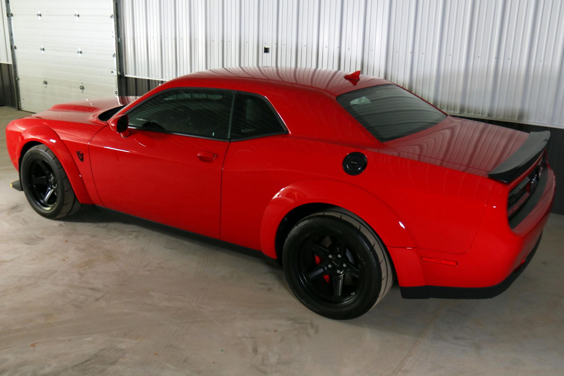 Dodge Demon With Delivery Mileage Still Has The Plastic Protectors On Its Seats