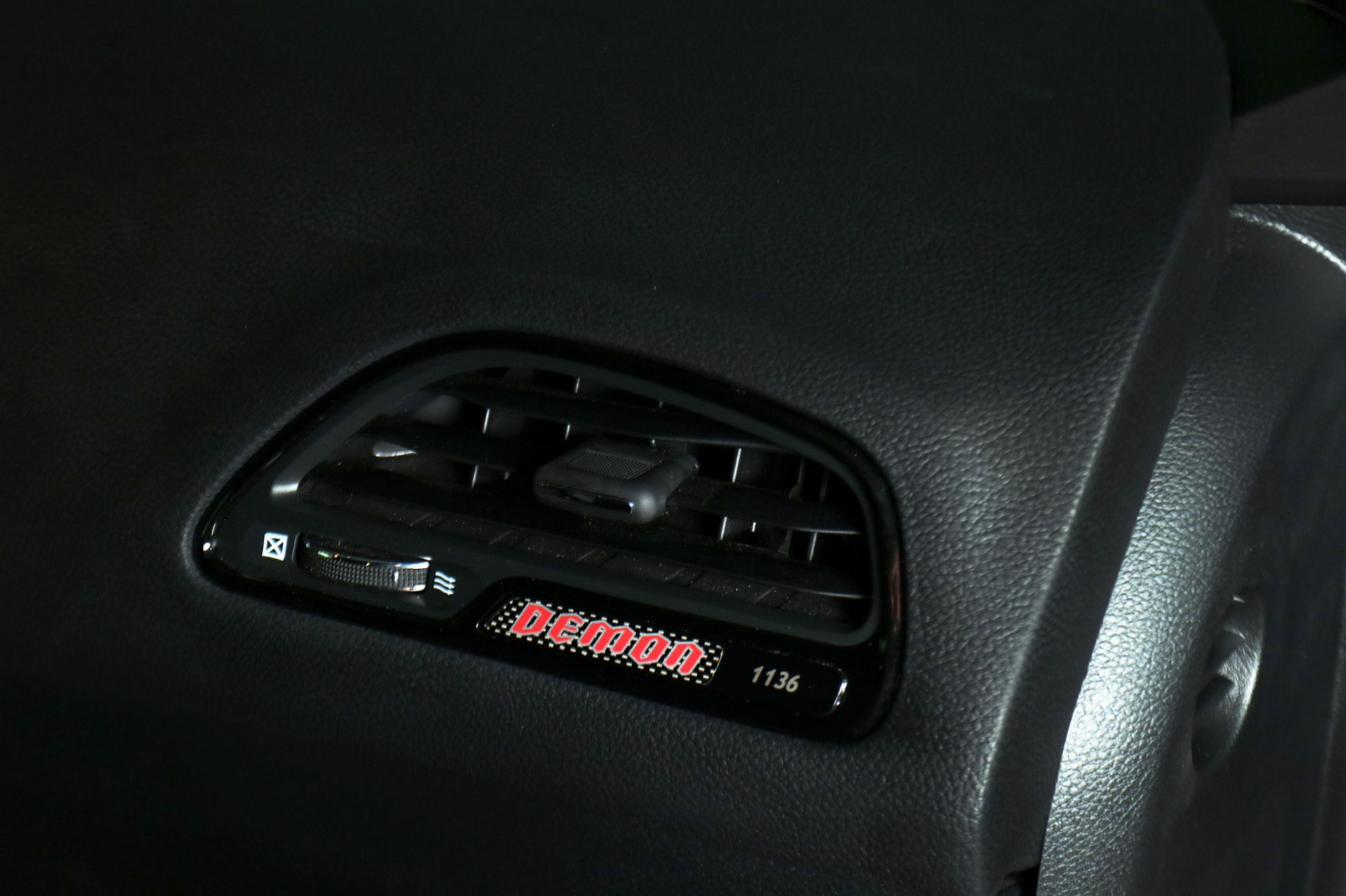 Dodge Demon With Delivery Mileage Still Has The Plastic Protectors On Its Seats