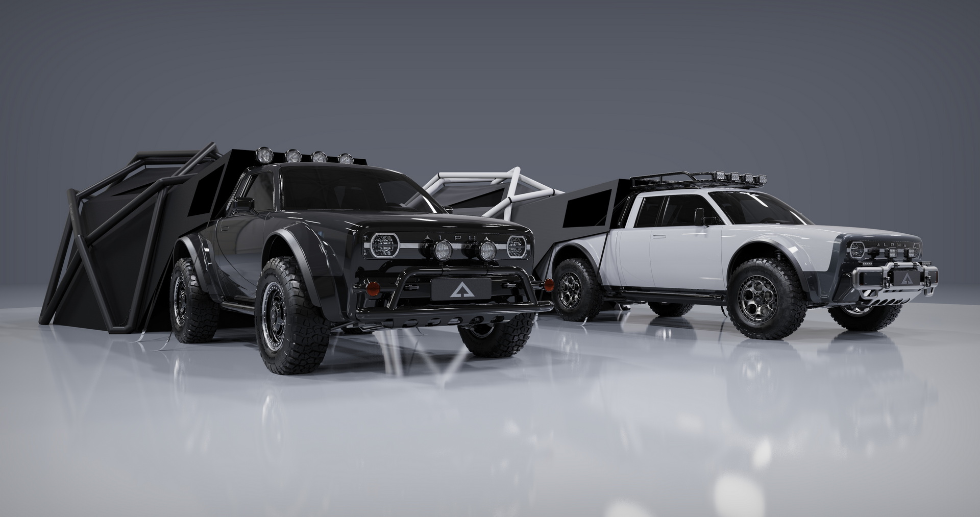 AMC Wolf+ Electric Pickup Won’t Come Until 2023, But It’s Got A Geodesic Tent