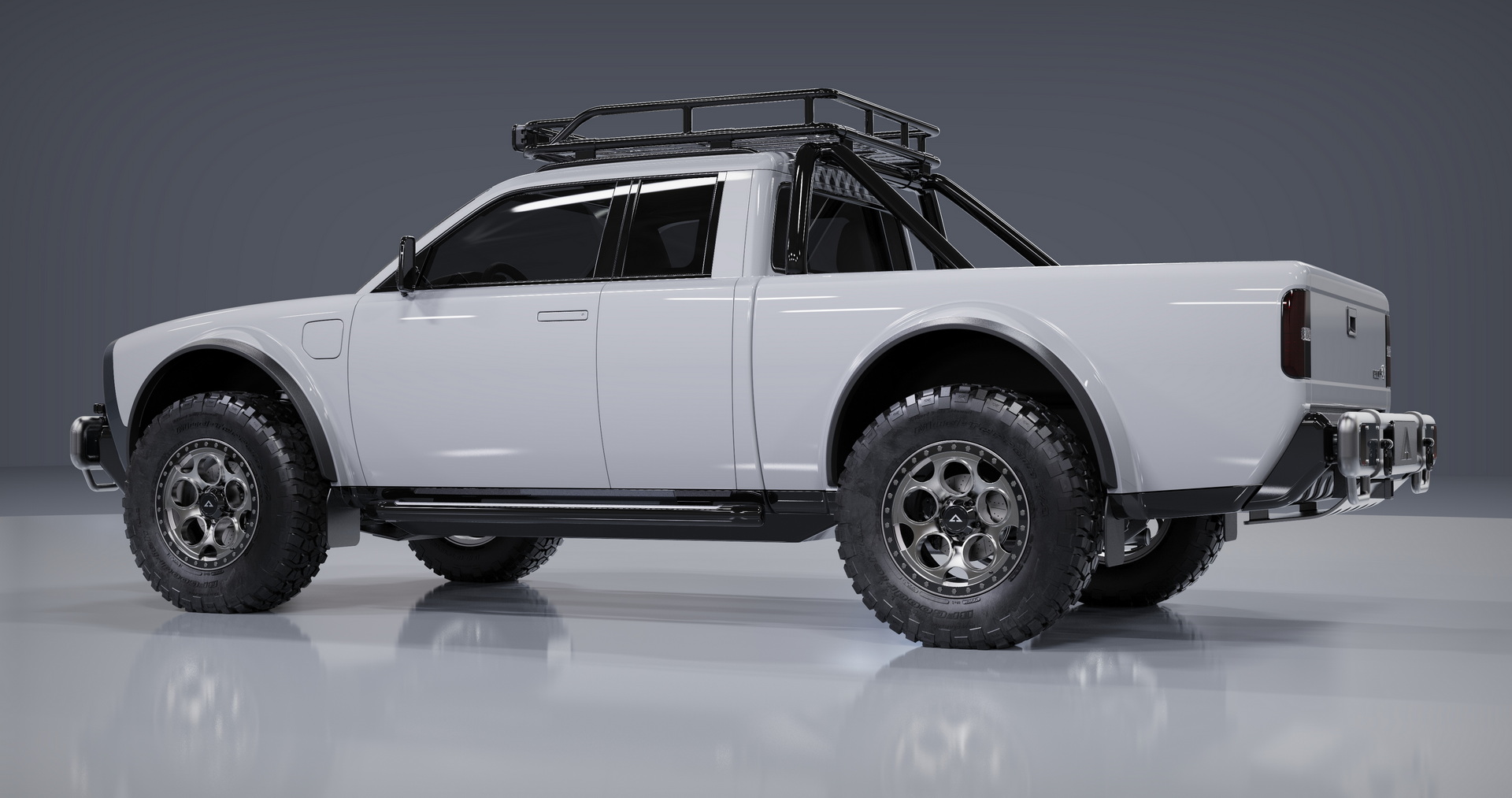 AMC Wolf+ Electric Pickup Won’t Come Until 2023, But It’s Got A Geodesic Tent