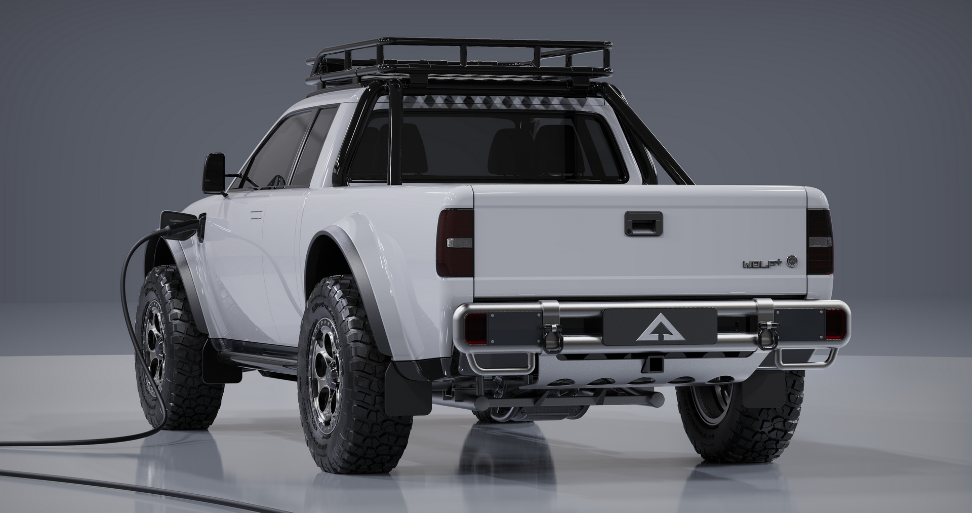 AMC Wolf+ Electric Pickup Won’t Come Until 2023, But It’s Got A Geodesic Tent