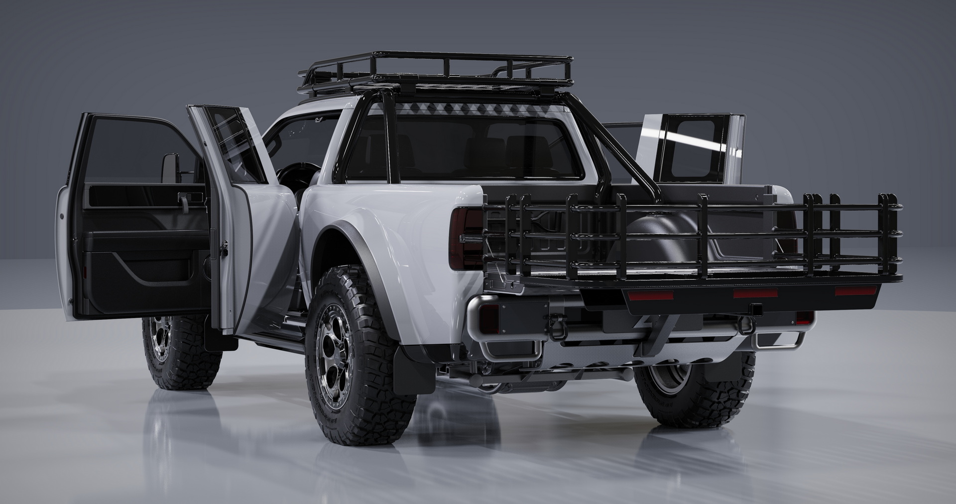 AMC Wolf+ Electric Pickup Won’t Come Until 2023, But It’s Got A Geodesic Tent