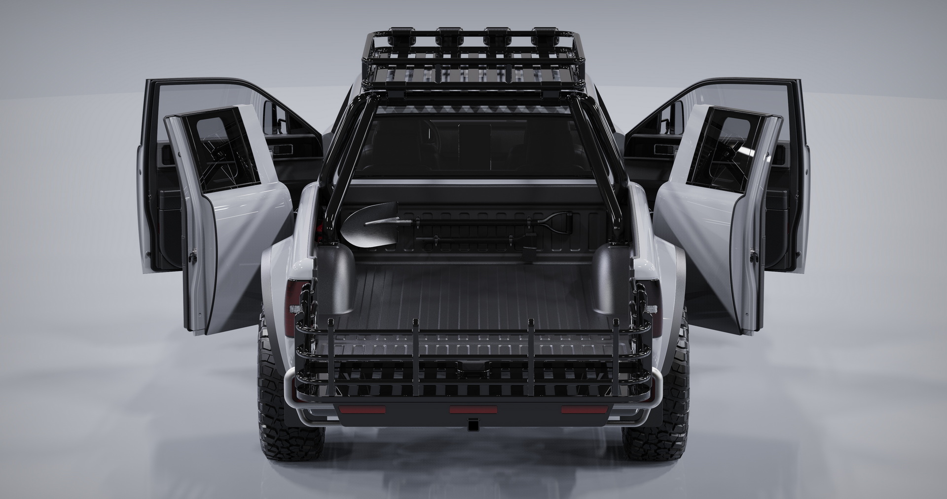 AMC Wolf+ Electric Pickup Won’t Come Until 2023, But It’s Got A Geodesic Tent