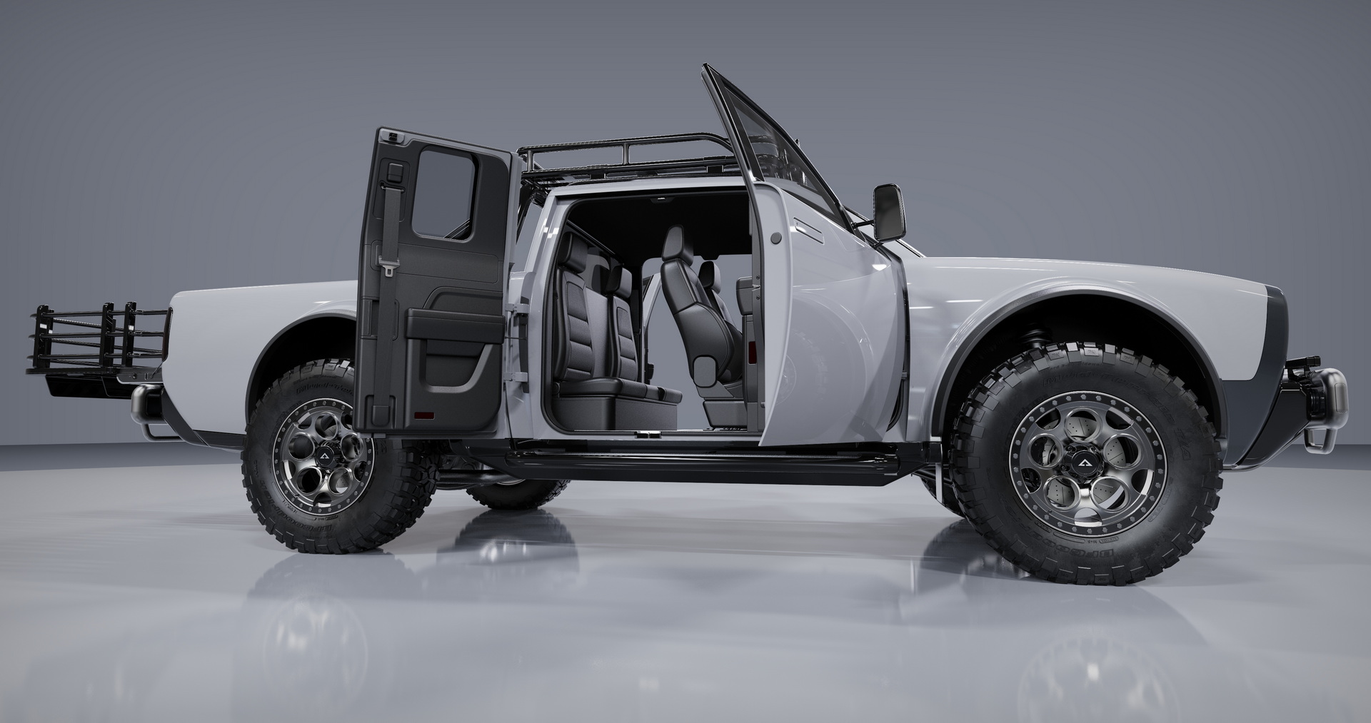 AMC Wolf+ Electric Pickup Won’t Come Until 2023, But It’s Got A Geodesic Tent