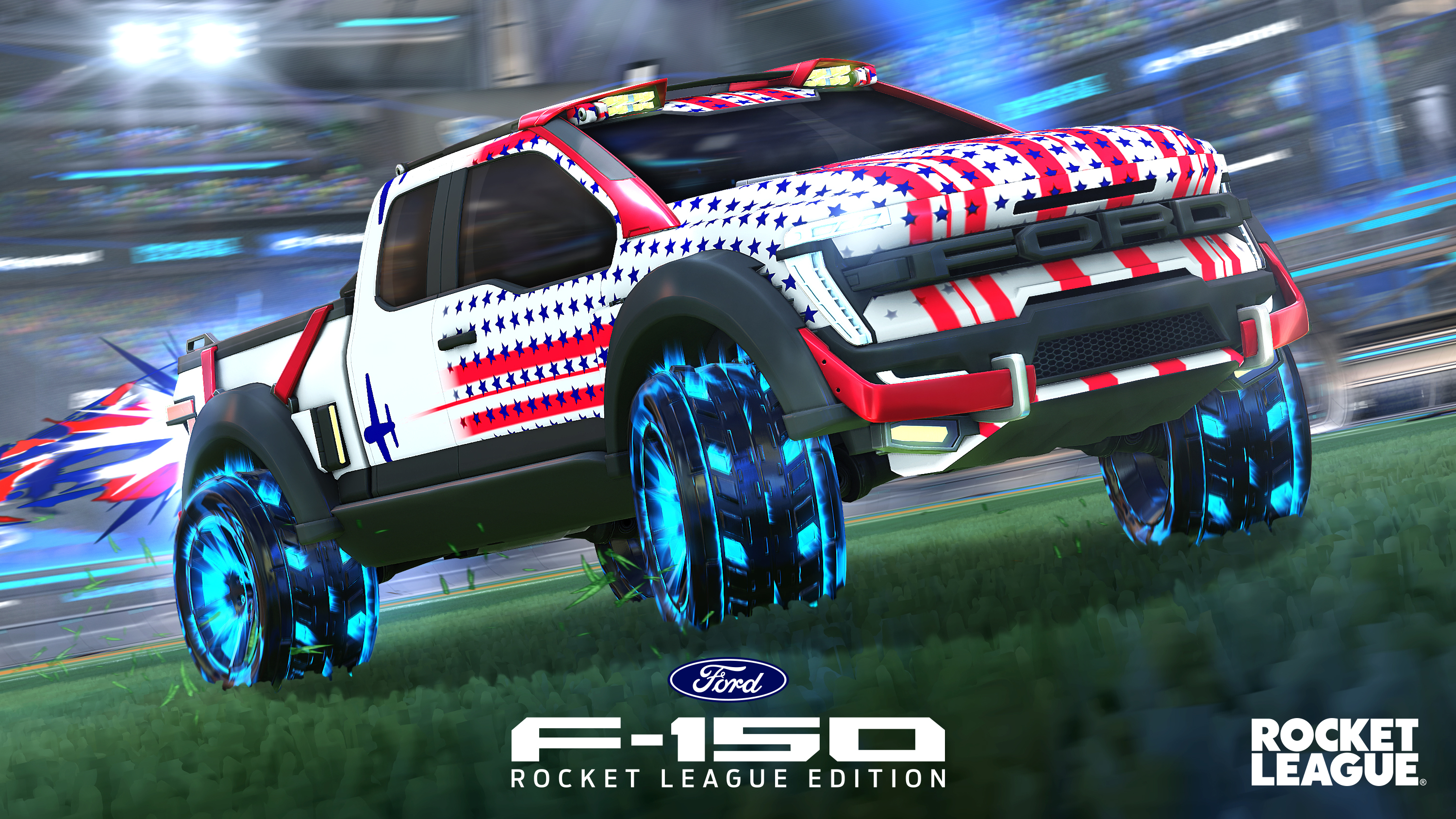 Ford F-150, K.I.T.T., DeLorean, And Jurassic World Jeep Wrangler Coming To Rocket League This Summer