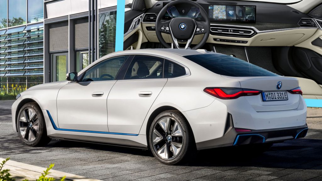  BMW Reveals New i4 Electric Sedan’s Interior, Specs And U.S Pricing