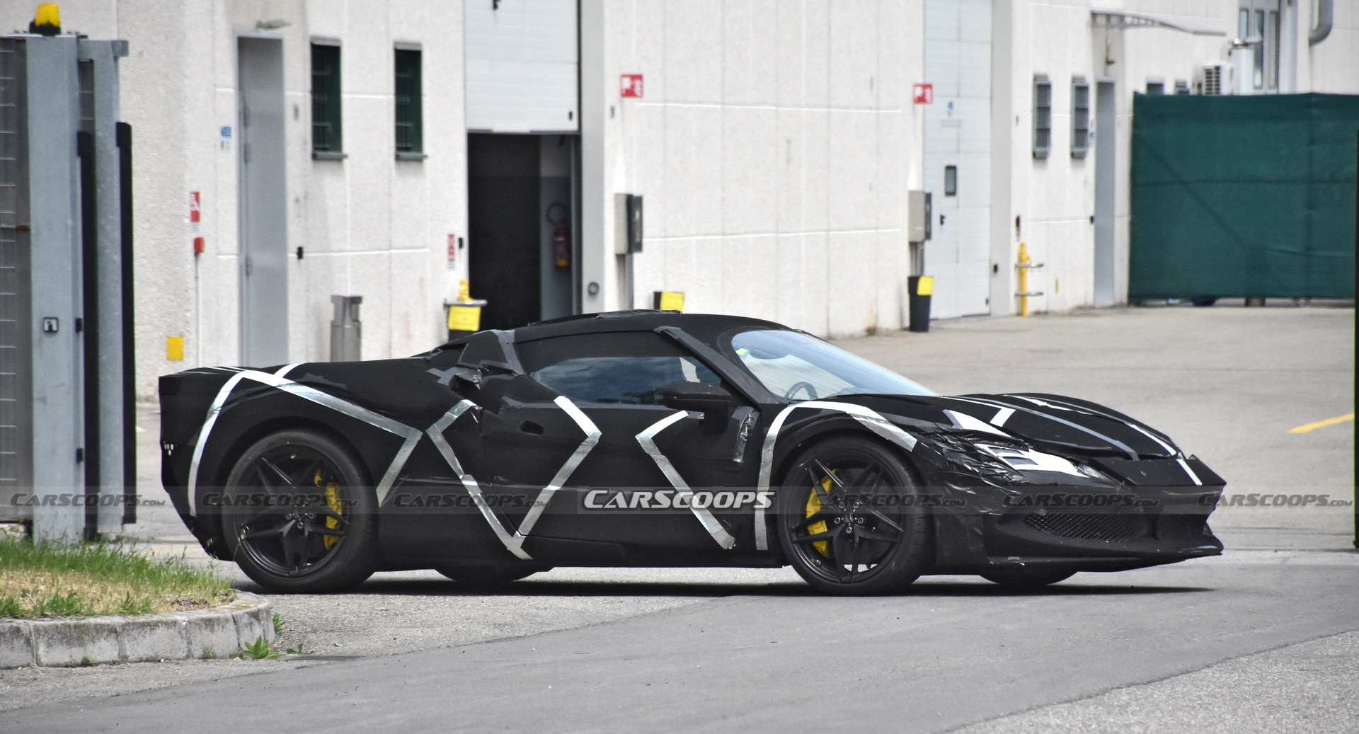 Ferrari’s V6 Hybrid Sports Car Shows Off A Little More Of Its Design Under New Camouflage