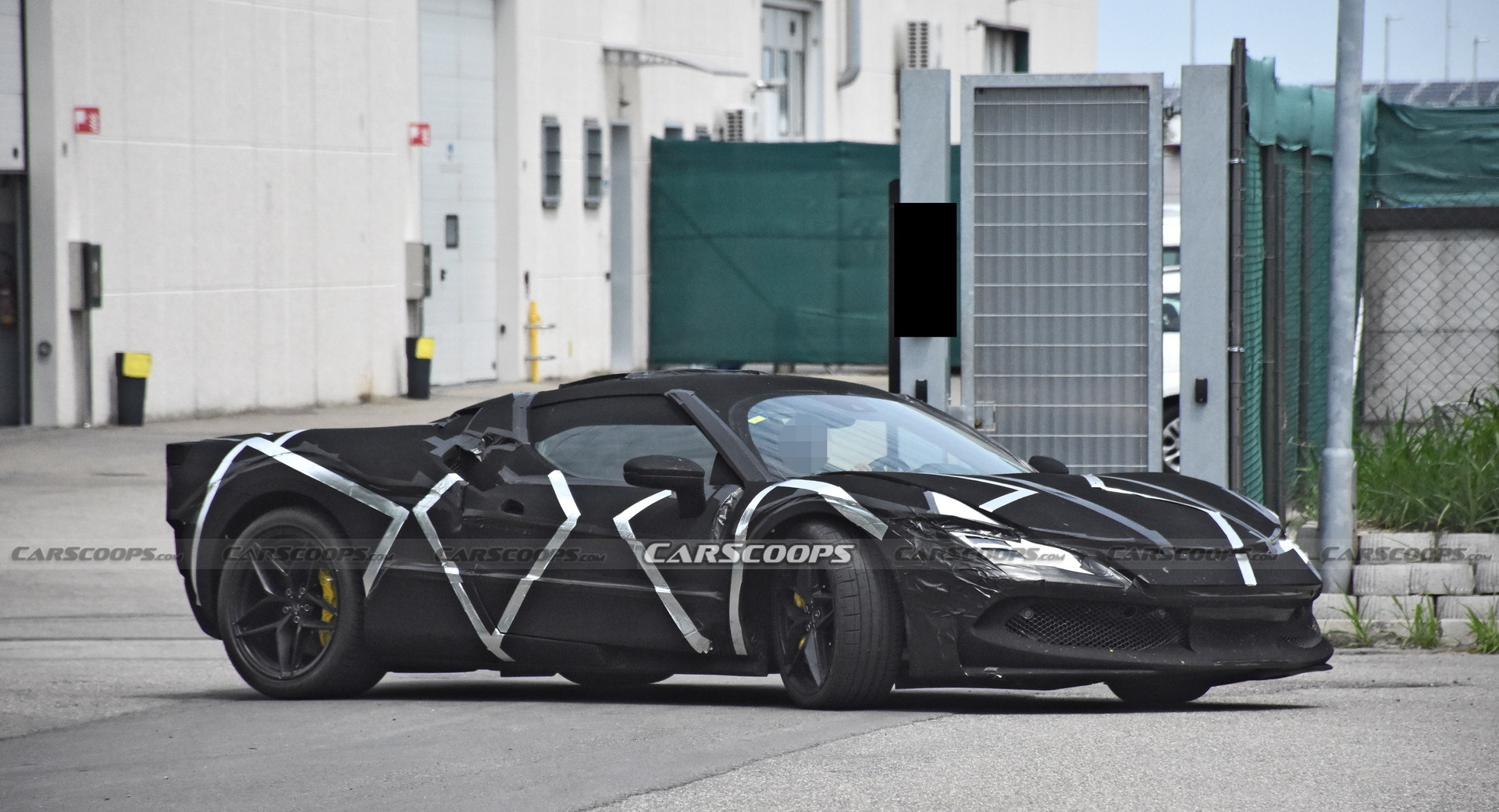 Ferrari’s V6 Hybrid Sports Car Shows Off A Little More Of Its Design Under New Camouflage